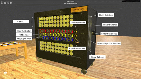 Virtual Bombe - Front View