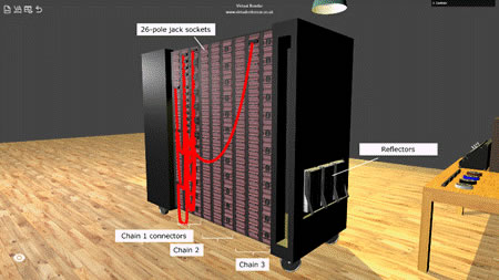 Virtual Bombe - Rear View